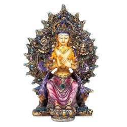 Painted Maitreya Buddha