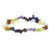 Elastic 7 chakra stones bracelet