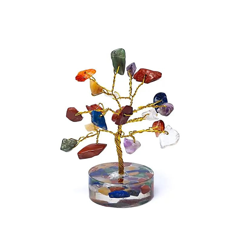 Small crystal tree 7 chakras