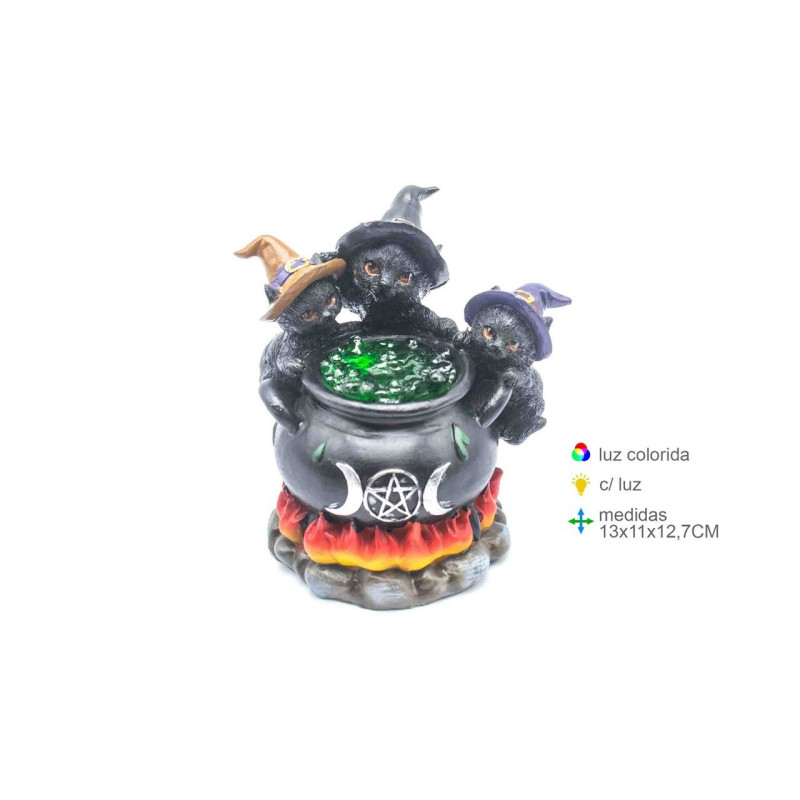 Resin Cat Candle Holder