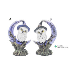 Mystic Owl on the Moon