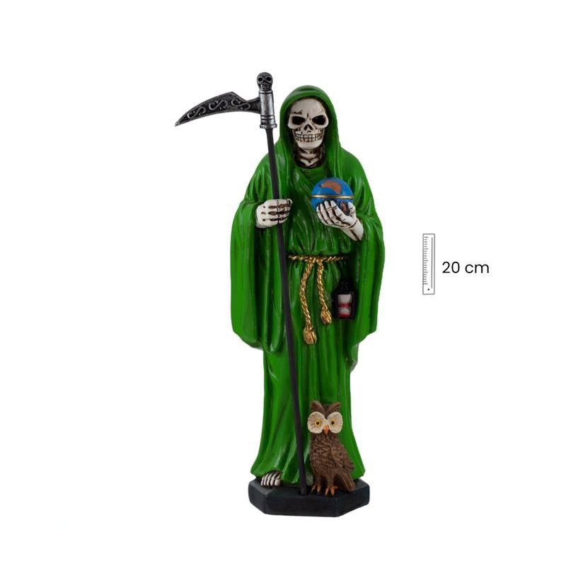 Santa Muerte 20 cm Green
