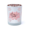Loto ground/metallic candle holder