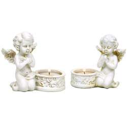 Angels with candle holders
