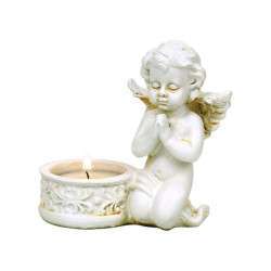 Angels with candle holders