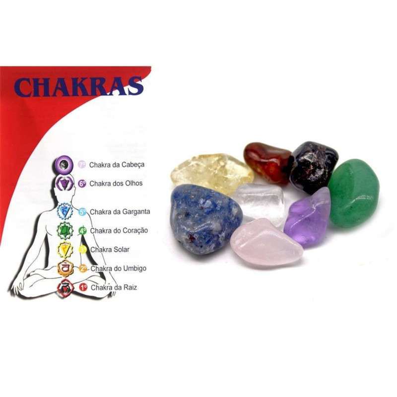 7 Chakras Crystals Set