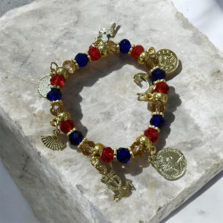 Pulseira Santa Sara Kali Multicolor com Berloques | Raiza