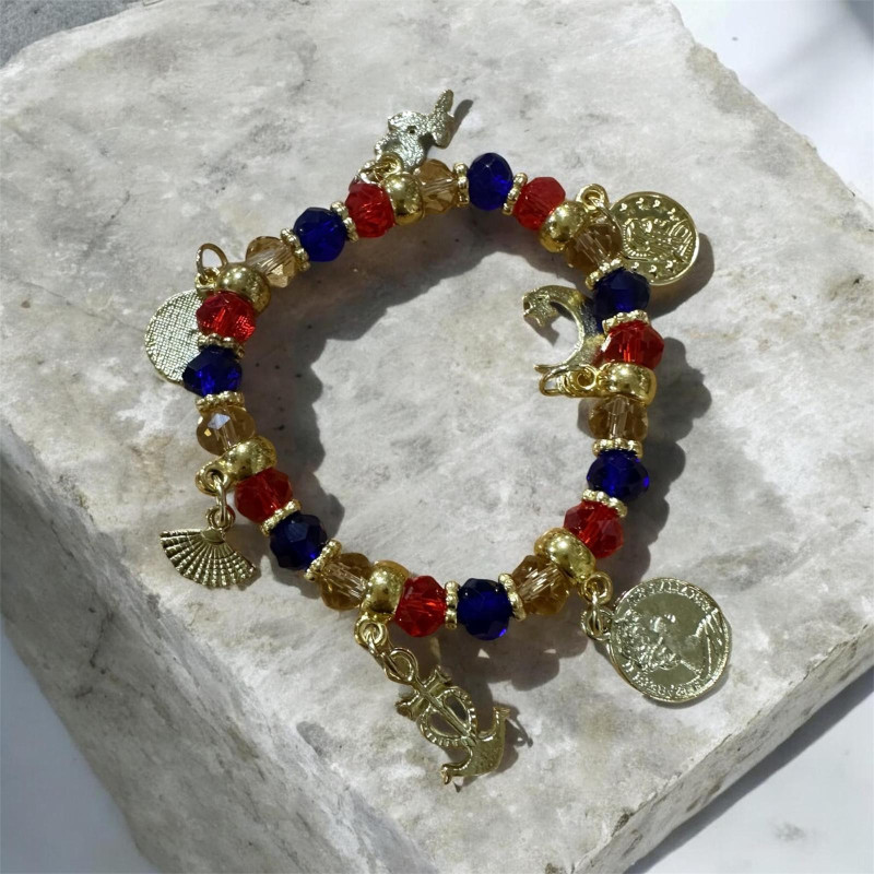 Pulsera Santa Sara Kali Multicolor con Colgantes | Raiza