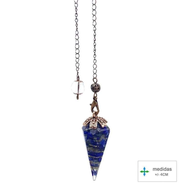 Pendulo Organite Lapis Lazuli