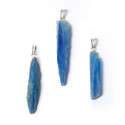 Necklace with rough Blue Kyanite