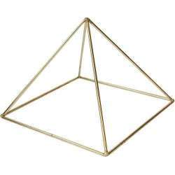 Pirâmide Energética 15 cm Ouro